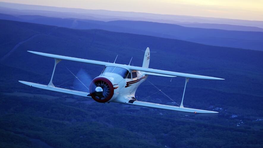 Mark Baker Beechcraft Staggerwing (Photo: Chris Rose for AOPA)