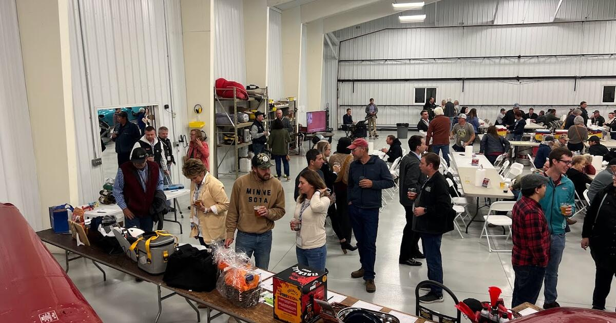 Props & Hops event at Mandan Regional Airport in North Dakota